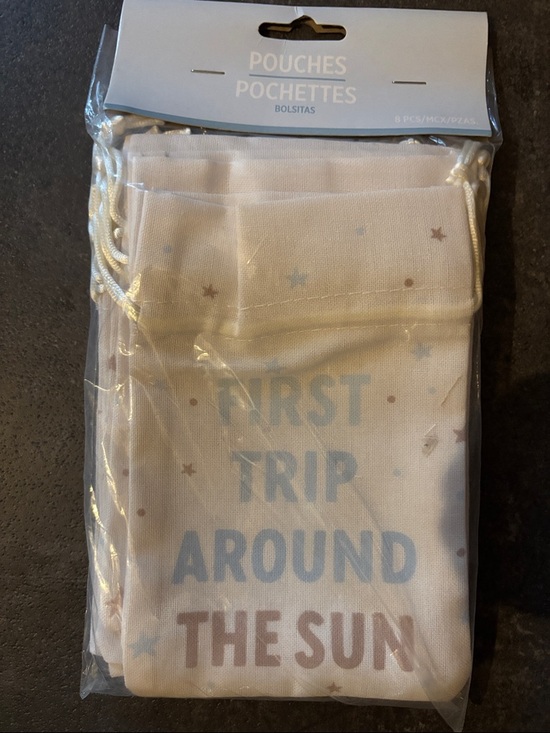 Other - 'First Trip Around The Sun' Drawstring Pouches - Set